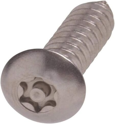 The Hillman Group 45742 14-Inch x 3-Inch Button Head Star Drive Sheet Metal Security Screw, Stainless Steel in Saudi Arabia