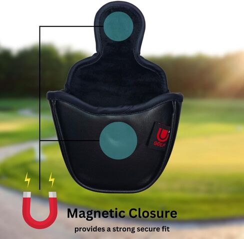 Putter Cover for Blade and Mallet Putters with Magnetic Closure Embroidered USA Thin Blue Line Design Golf Club Headcovers for Scotty Cameron Taylormade Callaway Titleist Odyssey in Saudi Arabia