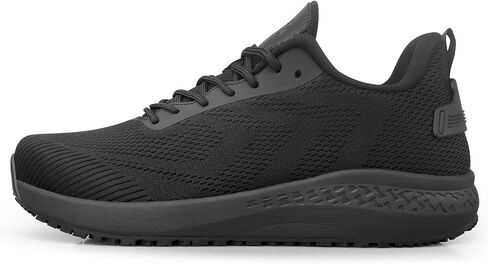 Men's Non Slip Work Shoes Comfortable Slip Resistant Food Service Slip on Shoes Chef Kitchen Restaurant Sneakers Mesh Work Footwear Lightweight Walking Shoes Casual Fashion in Saudi Arabia