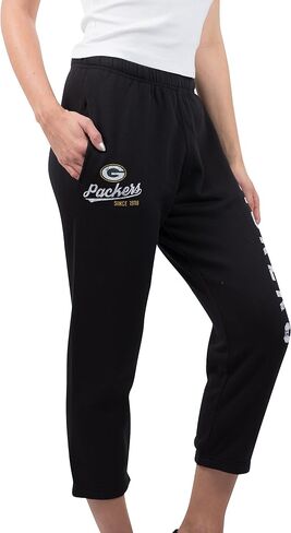 Ultra Game NFL Womens Soft Fleece Capri Jogger Sweatpants in Kuwait