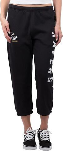 Ultra Game NFL Womens Soft Fleece Capri Jogger Sweatpants in Kuwait