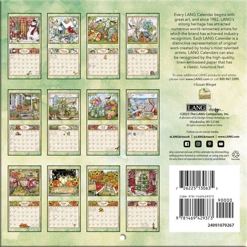 LANG Bountiful Blessings™ 2025 تقويم حائط صغير (25991079267) in Saudi Arabia