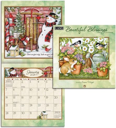 LANG Bountiful Blessings™ 2025 تقويم حائط صغير (25991079267) in Saudi Arabia