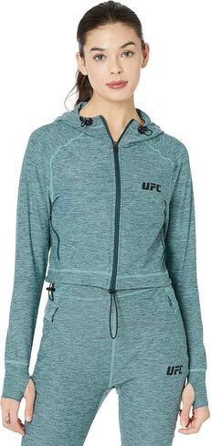 سترة UFC بغطاء للرأس وأكمام طويلة وسحاب كامل للنساء – بوليستر مخلوط – أكمام راجلان – إغلاق بسحاب أمامي in Saudi Arabia