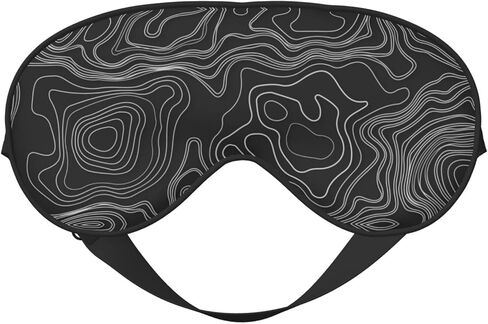 Sleep Eye Mask Hohoho Santa Claus Laugh Sleep Mask for Women Men Comfortable Eye Mask with Adjustable Strap Soft Eye Cover Blindfold for Travel Yoga Nap Shift Work in Saudi Arabia