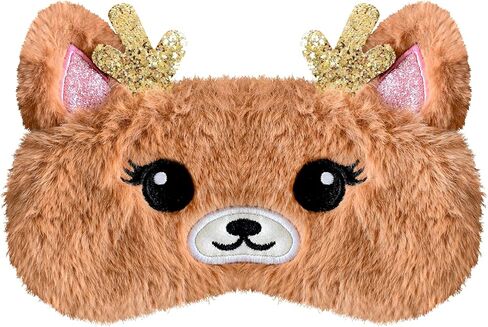 Cute Sleeping Mask Sleep Mask, Funny Santa Claus Soft Plush Eye Mask for Travel Nap Sleeping Chrismas Blindfold Eye Cover Eyeshade for Adult Kids Girls Teens Men Women - Santa Claus in Kuwait