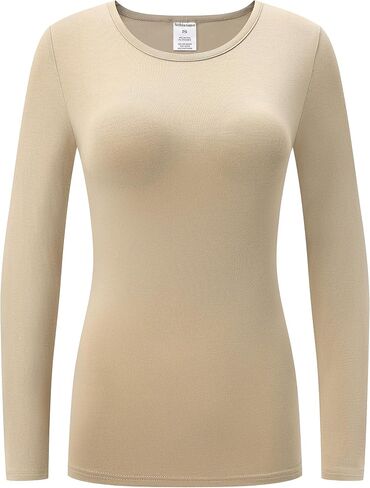 Women's Long Sleeve T-Shirts Basic Crew Neck Shirts in Saudi Arabia