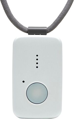 Medical Guardian MGMini – Medical Alert Necklace Systems for Seniors- Fast, Reliable Water-Resistant Panic Button, 4G GPS Tracker with 24/7 Emergency Operator Care -Includes Step Tracking (Silver) in Saudi Arabia