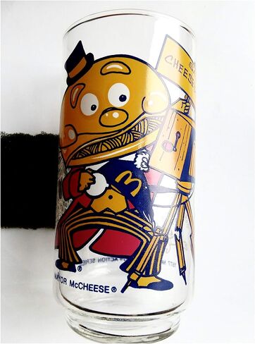 Vintage Mayor McCheese 1977 Action Series Glass Tumbler in Saudi Arabia