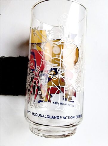 Vintage Mayor McCheese 1977 Action Series Glass Tumbler in Saudi Arabia