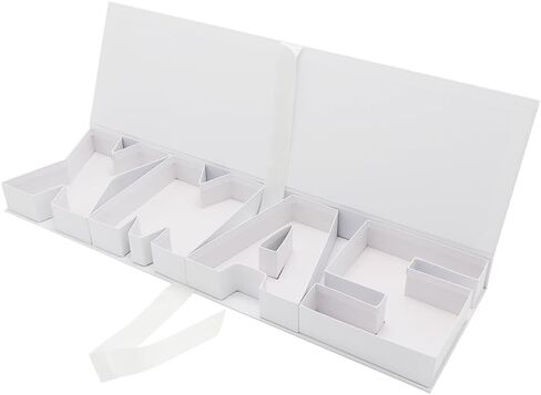 WENPACK عيد الميلاد من الورق المقوى على شكل حرف صندوق قابل للتعبئة هدية عيد الميلاد ديكور Charcuterie الحلو الزهور الفراولة ترتيب الورق المقوى الورق المقوى (أحمر) in Kuwait