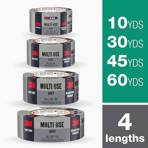 3M Multi-Use Duct Tape for Home & Shop, 1.88 inches x 30 yards, 2930-C, 1 roll in Saudi Arabia