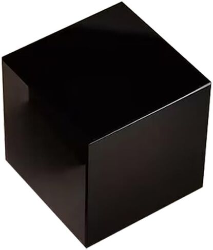 Black Obsidian Cube Crystal Stone Perfect for Meditation, Yoga, Chakra Balancing (4cm) in Kuwait
