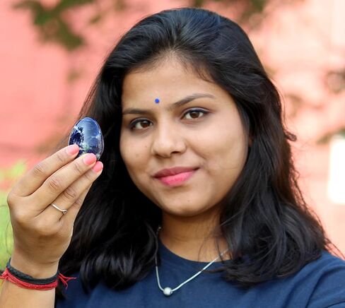 Jet Superb Lepidolite Gemstone Egg Free Booklet Crystal Therapy Bonded Sphere Magic Easter Fortune Teller Himalayan Rock Crystal Stone Genuine Beautiful (Lepidolite) in Kuwait