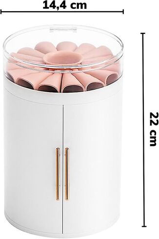 Jewelry and Ring Organizer with Countertop Storage - 3 Drawers, Earring Box, Necklace Holder and Stand, Tray Boxes for Women - Ideal for Home Decor and Bedroom, Unique - Aesthetic in Saudi Arabia