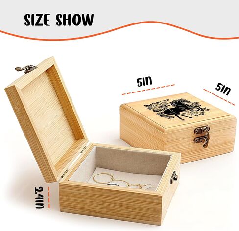 Hummingbird Trinket Keepsake Decorative Jewelry Box, Hummingbird Gifts For Women, Hummingbird Lovers Themed Decor, Home Room Ring Earrings Necklace Organizer Holder Vintage Wooden Box! in Kuwait