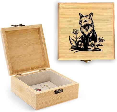 Hummingbird Trinket Keepsake Decorative Jewelry Box, Hummingbird Gifts For Women, Hummingbird Lovers Themed Decor, Home Room Ring Earrings Necklace Organizer Holder Vintage Wooden Box! in Kuwait