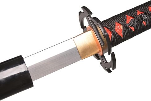 سيف الرسوم المتحركة SV المصنوع يدويًا، حافة سيف الساموراي الحقيقية، 1095 فولاذ عالي الكربون T10، سيف إيتشيغو، زانباكوتو، قمر تقطيع قفل السماء، 43 بوصة in Kuwait