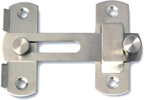 Alise Flip Latch Gate Latch,4inch Stainless Steel barn Door Lock,Anti-Theft Lock,Safety Door Lock for Wooden Fence,Matte Black Finish,MK001 in Saudi Arabia