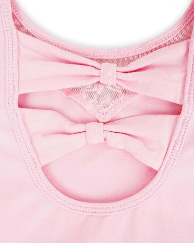 Gogokids Ballet Leotards for Girls, Toddler Bow Back Dance Dress Outfit with Removable Tutu Skirt Combo in Saudi Arabia