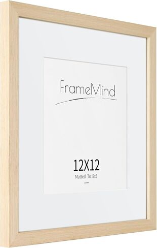 إطار صورة مقاس 12 × 12 مع حصيرة مقاس 8 × 8 مجموعة من 3، إطارات صور من خشب البلوط مقاس 12 × 12 مع زجاج حقيقي، إطار من الخشب الصلب الطبيعي مقاس 12 × 12 للتركيب على الحائط (3 عبوات، بلوط) in Saudi Arabia