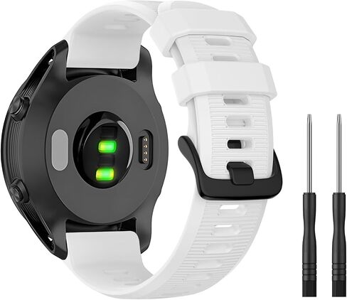 Band Compatible with Garmin Forerunner 945 / Forerunner 935 Watch Bands, Soft Silicone Sports Garmin Forerunner 945 / Forerunner 935 Smartwatch (Black) in Kuwait