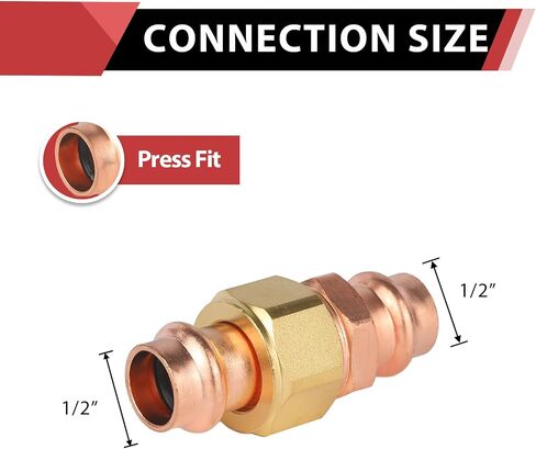 EFIELD 3/4-Inch Copper Press Union, Press X Press For Copper Pipe Connection (3/4-inch) in Saudi Arabia