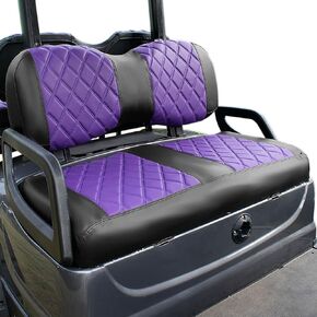 NOKINS Golf Cart Diamond Seat Covers Kit, Fit for Yamaha Drive/Drive 2 Ordinary Front Seat Cushion, Golf Cart Vinyl Seat Cover, No Nails Required