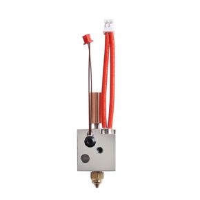 FYSETC 3D Printer SV07 Extruder Accessories - Sovoll SV07 Hotend Kit Replacement: Easy Install Print Head with Brass Nozzle Heating Block Thermistor Heater Rod Throat for SV06 Plus SV07 Plus Hot End