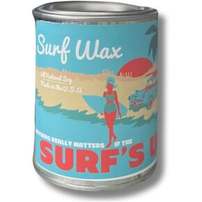 Surf's Up Candle Paint Can Surf Wax Candle, Vintage 16oz Pint Pineapple Scented Candle, Natural Soy Wax Candle for Home & Decorations | 80-100 Hours of Burn Time| Long Lasting & Non Toxic Candles