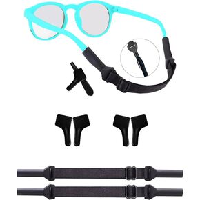 Kids Glasses Strap for Boys, Toddler Glasses Strap for Kids(6.5-10"),Eye Glass Ear Gripper-Eyeglass Ear Grips