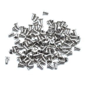 Dasunny 100Pcs M2 x 4mm Countersunk Phillips Flat Head Bolts Machine Screws