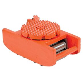 Vestil VHMS-15 Swivel Top Machine Roller, Iron Body with Steel Bearings, 15000 lb. Capacity, 4-7/8" x 5-3/4" x 10-1/2", Orange