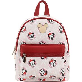 Disney Mickey Mouse Santa Mickey White 10.6" White Mini Backpack