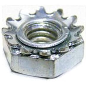 BoltmanShop #10-24 Hex KEPS Nuts Zinc (100pkg)