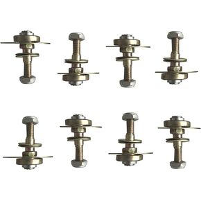 AuRiver 8 PCS Furniture Rocking Chair Bearing Connecting Piece Rocking Chair Bearing Screws Bolts Kits Furniture Connecting Accessories (M8 x 45mm)