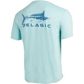 PELAGIC Stratos Gyotaku Marlin Performance Shirt