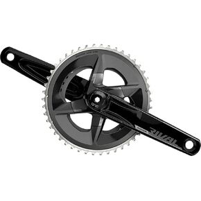 SRAM Rival 12-Speed Crankset Black, 160mm, 48-35T