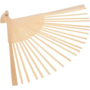 HAPINARY Portable Folding Fan Frame for Handheld Crafting Blank Design for Ideal for Projects Parties Weddings and Events Create Your Own Unique Lace Fan