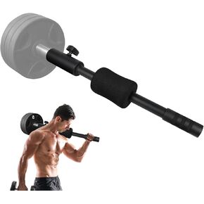 Large T Bar Row Attachment Handle,Handle Attachment Fits 1" Standard and 2" Olympic Barbell Bar for Home Gym Squat Back Muscles Exercise Equipment