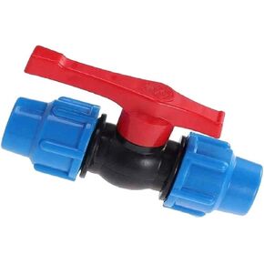 32mm Stop Tap Valve Connector For HDPE Or Alkathene Water Pipe Compression Fit