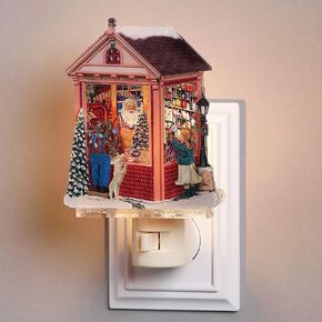 Roman Santa Claus Workshop Night Light 5 Inch