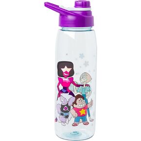 Silver Buffalo Steven Universe Character Group Shot Stars 28oz Water Bottle with Screw Lid