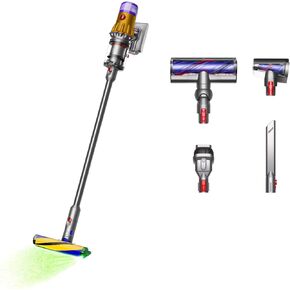 Dyson V12 Detect Slim Cordless Vacuum Cleaner,Yellow/Iron (Renewed), Large