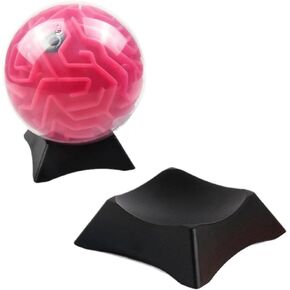 Black Ball Stand Display Stand, Exercise Ball Chair Stand Base, Sport Ball Display Rack, Stability Stand for Basketball Football Volleyball, Display Cases Memorabilia Display and Storage