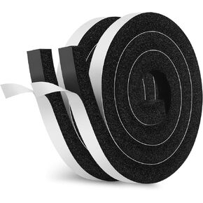 Window Air Conditioner Insulating Foam Tape, 2" W X 1" T, Adhesive Weather Stripping High Resilience Window Seal Strip for Portable AC, 1 Roll X 6.5 Ft