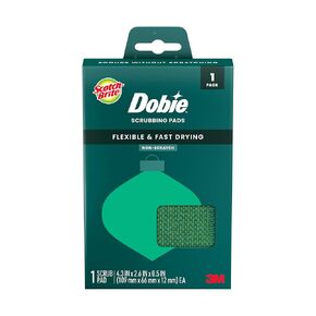 Scotch-Brite Holiday Dobie Scrub Pad, Quick-Dry Mesh Scouring Pad with a Festive Green Color
