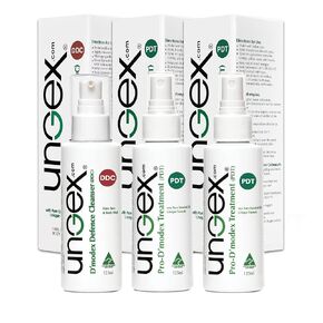 Demodex Treatment | Ungex | Acne Rosacea, Itching, Eczema | 3 in 1 | Essential Kit A2
