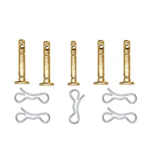 738-04155 Shear Pin Kit with Clips for MTD Craftsman Troy-Bilt Yard-Man 900 Series Two-Stage Snow Thrower 1/4" x 1-3/4",714-04040 5pcs