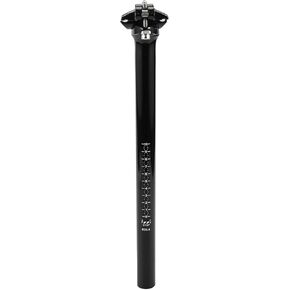 Universal 25.4x350mm Gloss Black Bike Seat Posts Shock Absorbing Bike Saddle Post Seat Tube Carbon Fiber 1 Pc